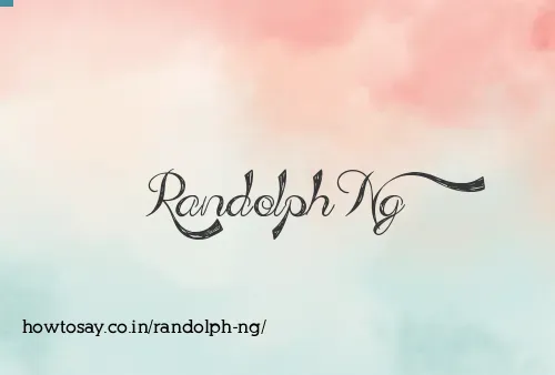 Randolph Ng