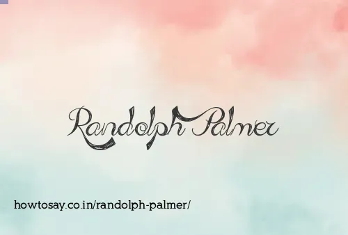Randolph Palmer