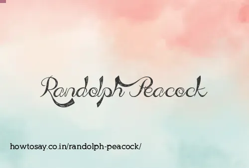 Randolph Peacock