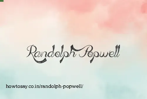 Randolph Popwell