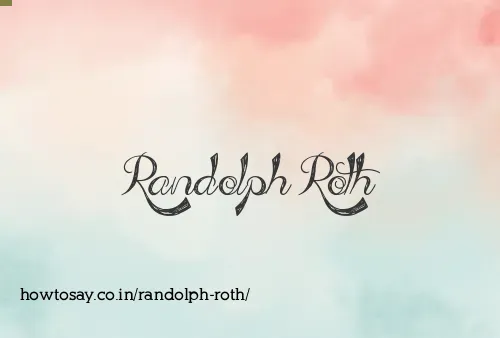 Randolph Roth