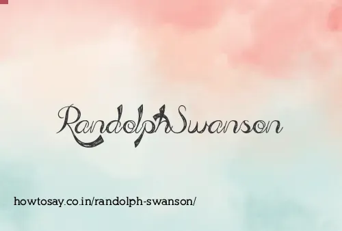 Randolph Swanson