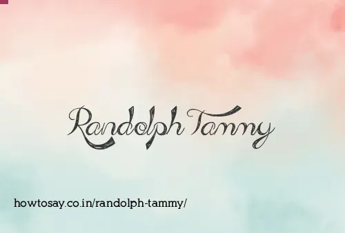 Randolph Tammy