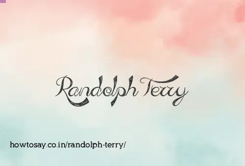 Randolph Terry