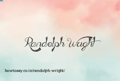 Randolph Wright