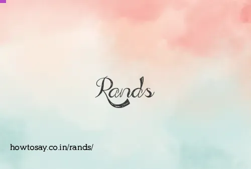 Rands