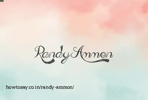 Randy Ammon