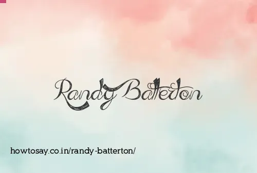 Randy Batterton