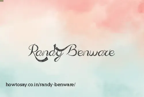 Randy Benware