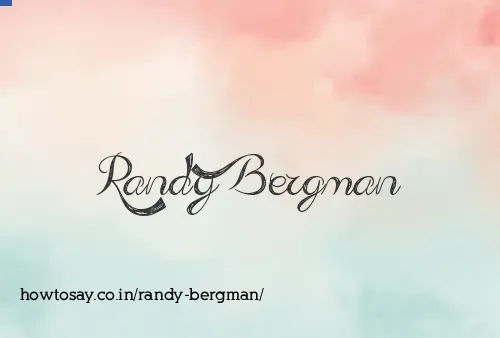 Randy Bergman