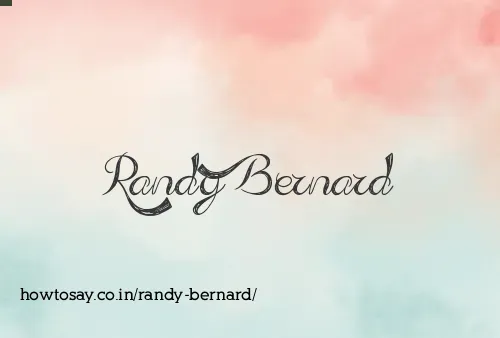 Randy Bernard