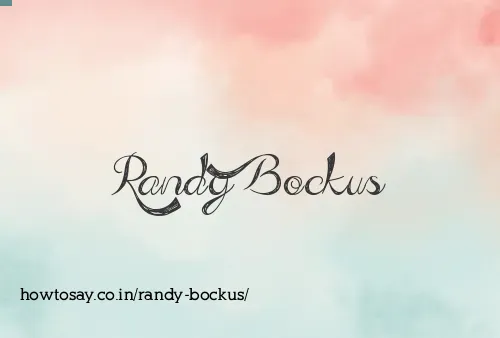 Randy Bockus