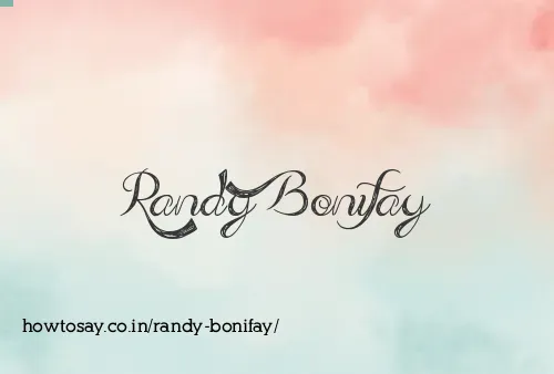 Randy Bonifay
