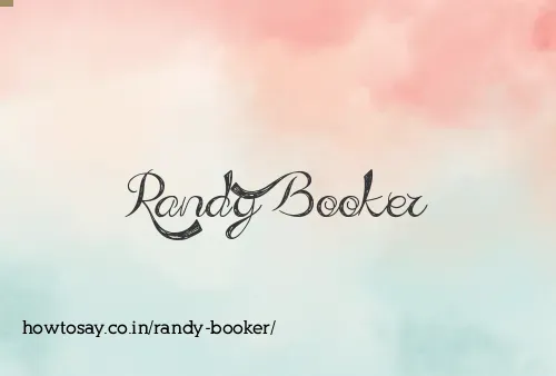 Randy Booker