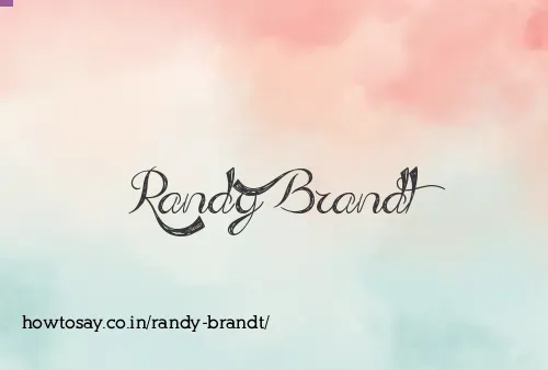 Randy Brandt