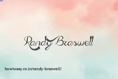 Randy Braswell