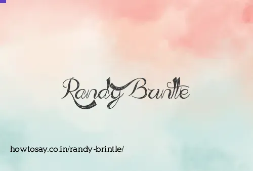 Randy Brintle