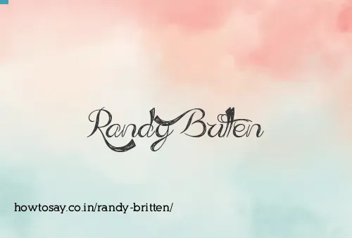 Randy Britten