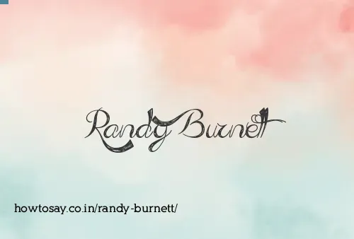 Randy Burnett