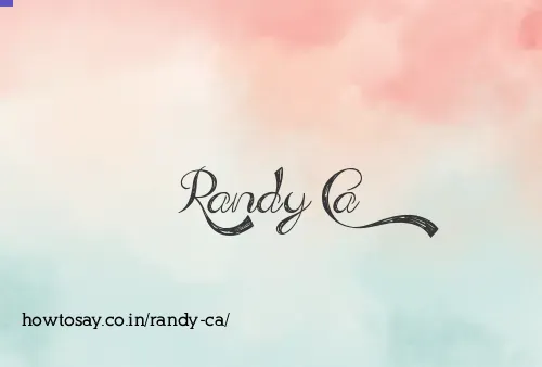 Randy Ca
