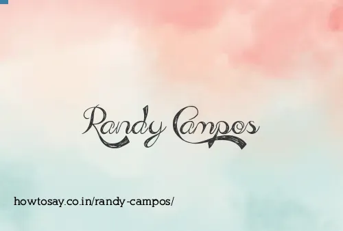 Randy Campos