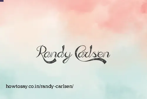 Randy Carlsen