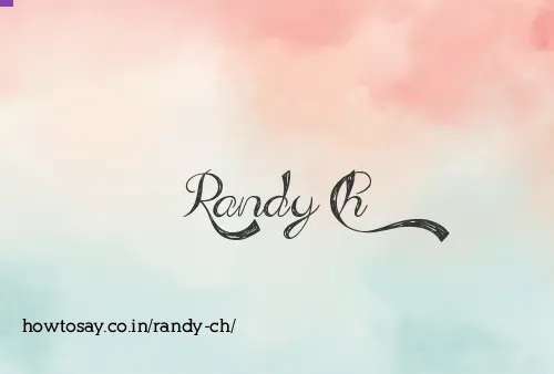 Randy Ch