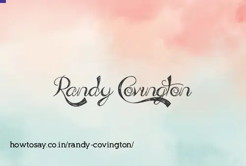 Randy Covington