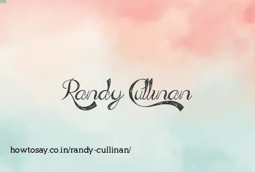 Randy Cullinan