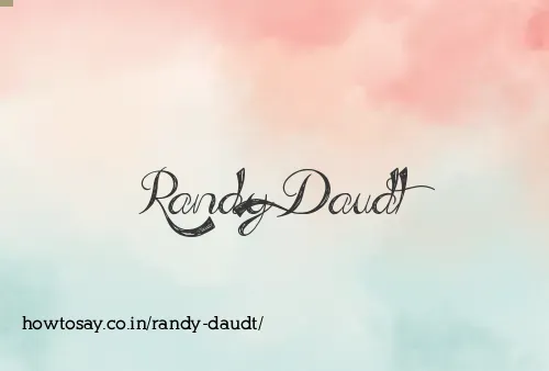 Randy Daudt
