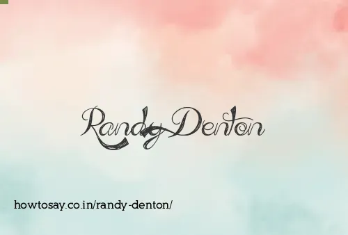Randy Denton