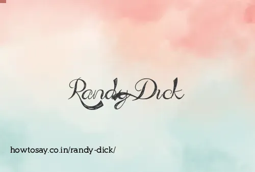 Randy Dick