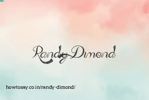 Randy Dimond
