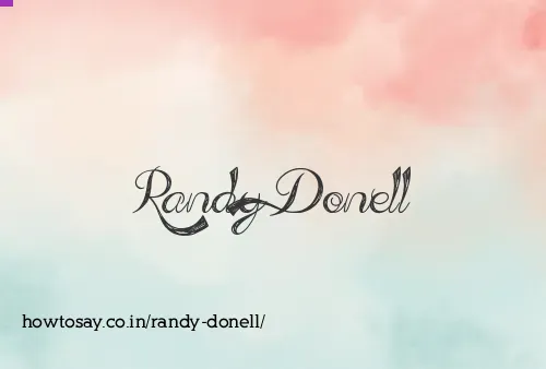 Randy Donell