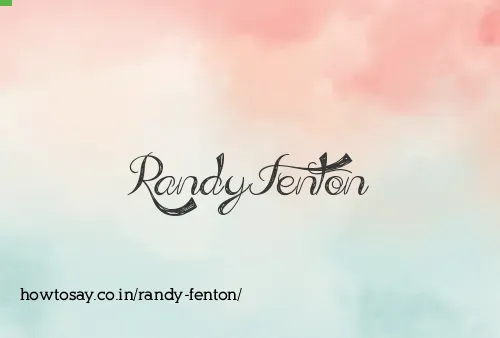 Randy Fenton