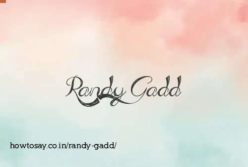 Randy Gadd