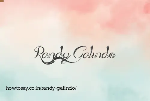 Randy Galindo