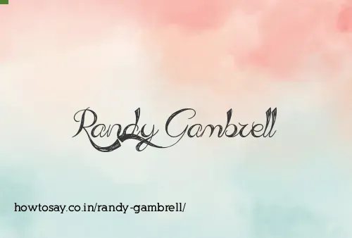 Randy Gambrell
