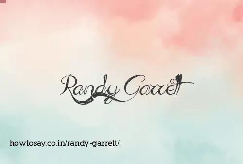 Randy Garrett