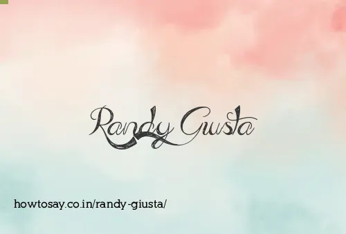 Randy Giusta