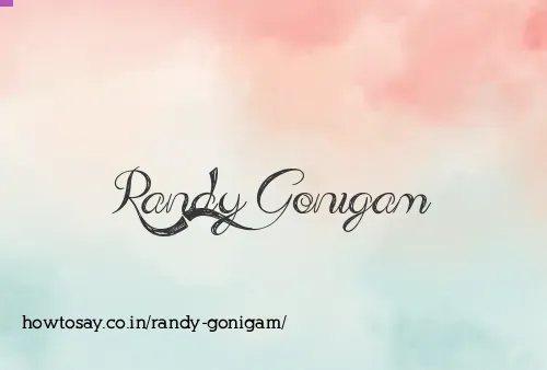 Randy Gonigam