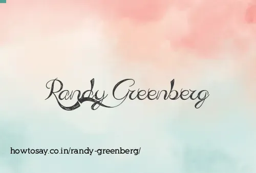Randy Greenberg