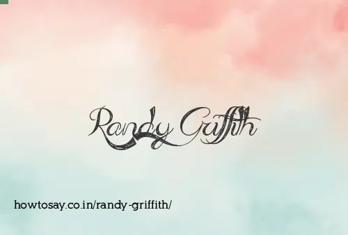 Randy Griffith