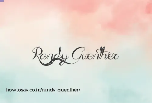 Randy Guenther