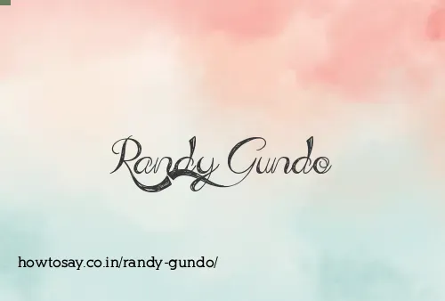 Randy Gundo
