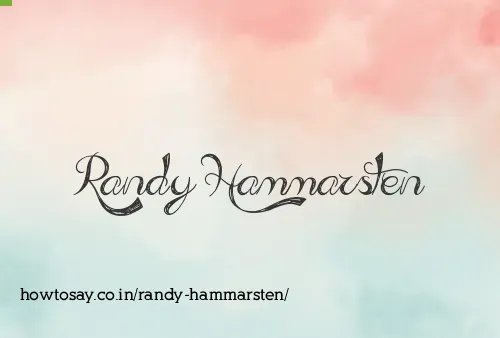 Randy Hammarsten