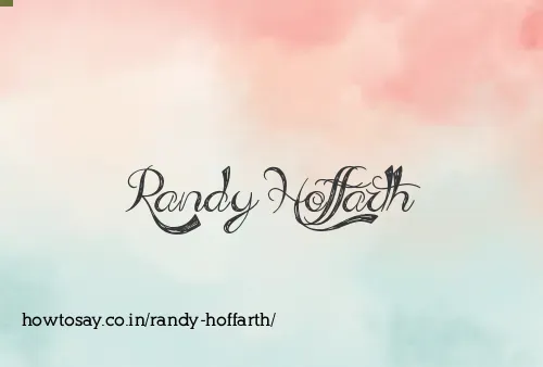 Randy Hoffarth