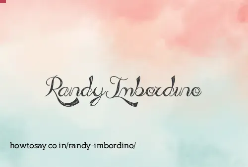Randy Imbordino