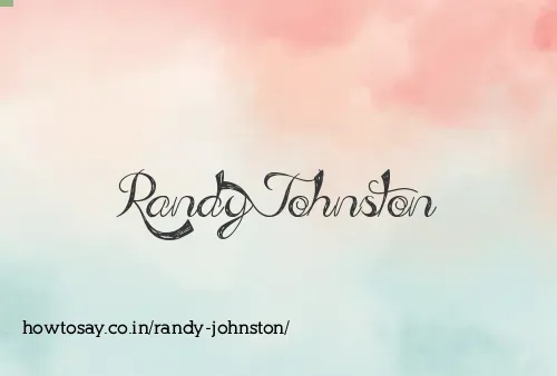 Randy Johnston