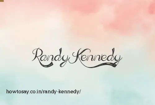 Randy Kennedy